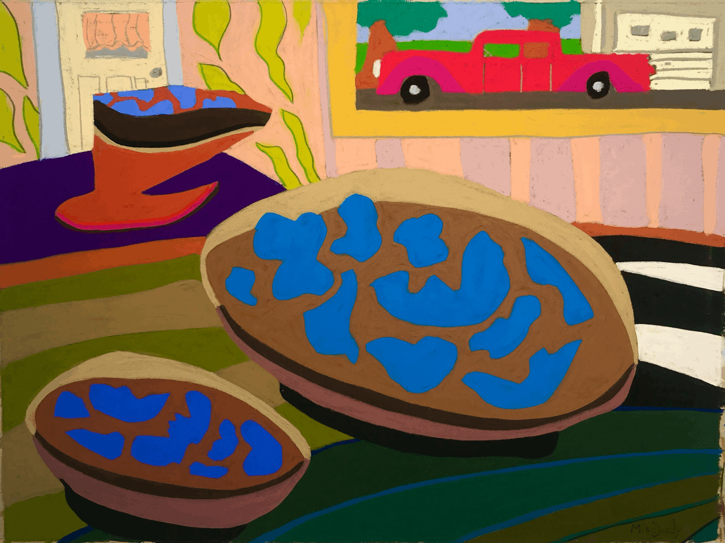 Bowls of Blue Things