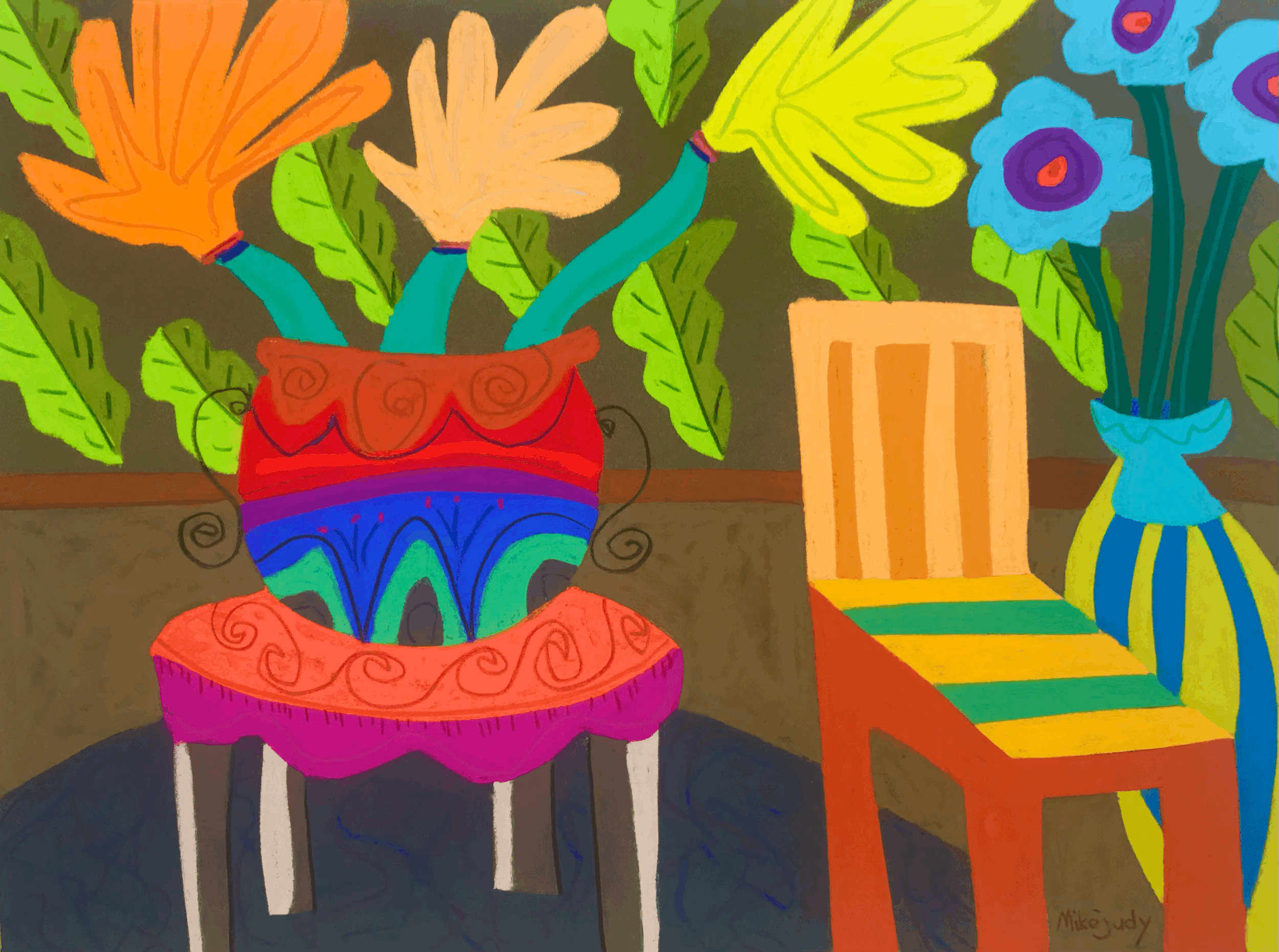 Her Flowery Reading Room